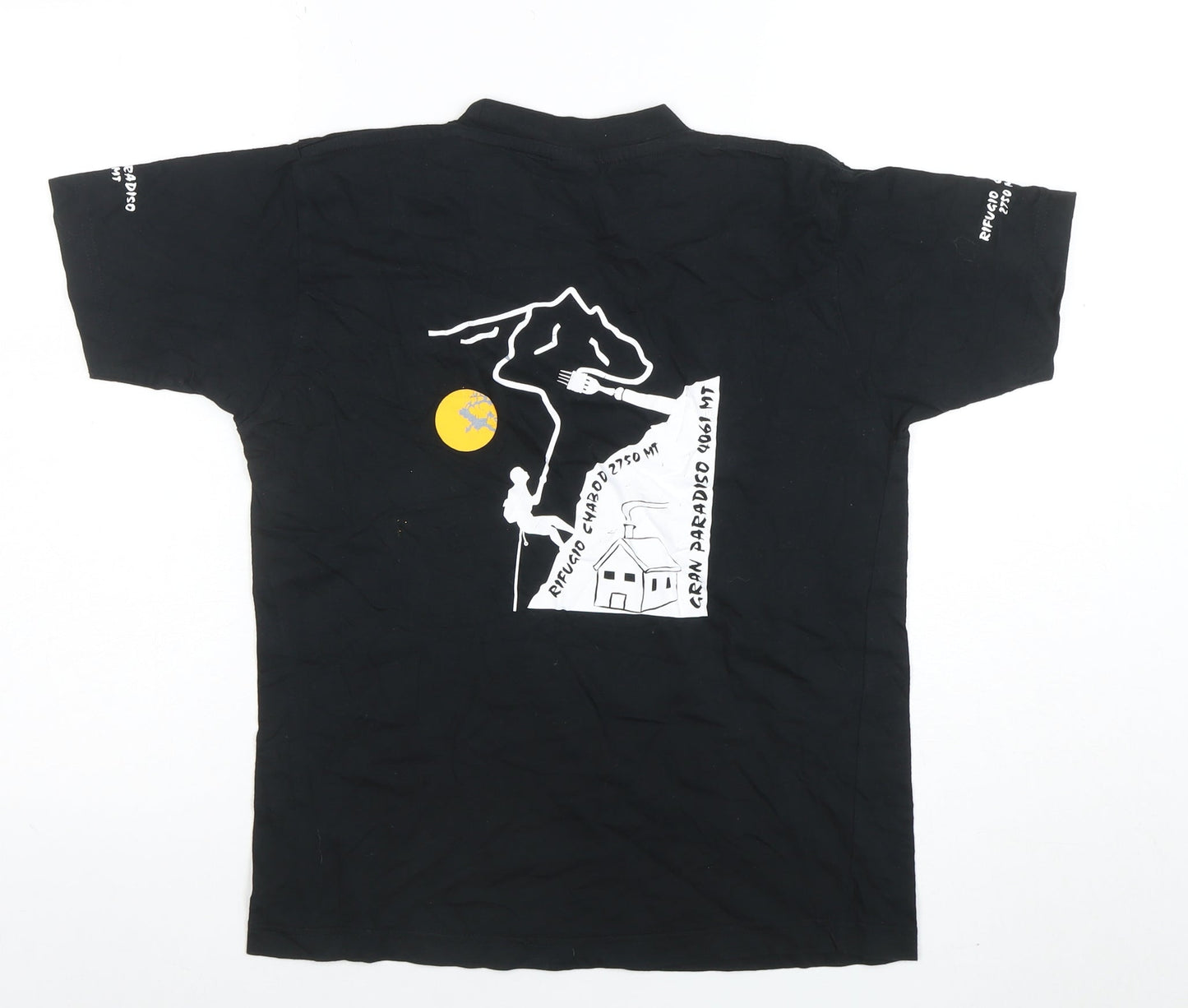 Cilque Boys Black 150/160 Graphic Print Short Sleeve Cotton T-Shirt