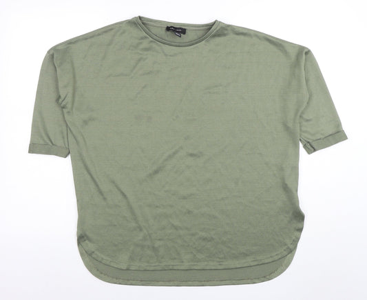 New Look Women’s Green Short Sleeve Basic Crew Neck T-Shirt Size S