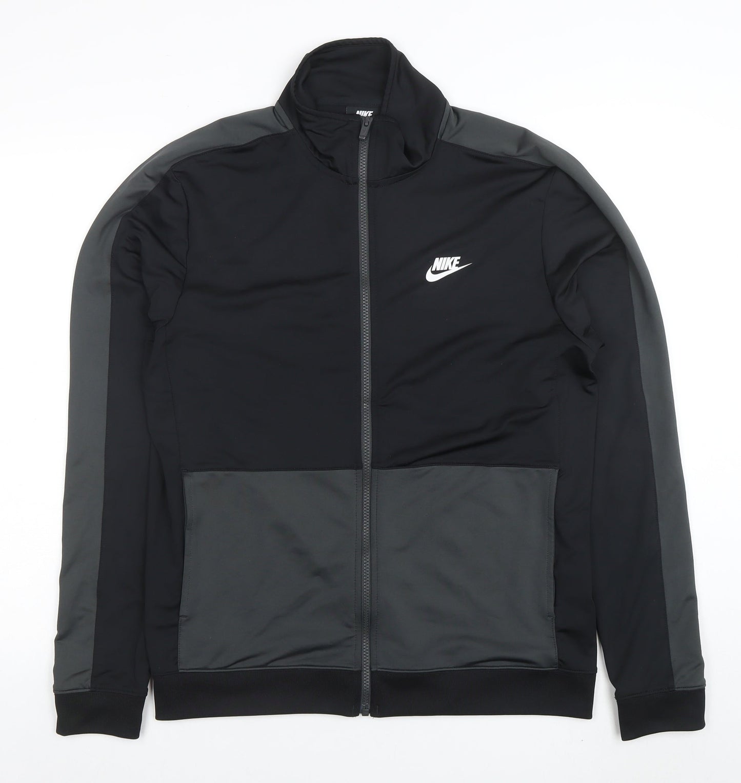 Nike Men's Black Full Zip Sweatshirt Jacket Size M