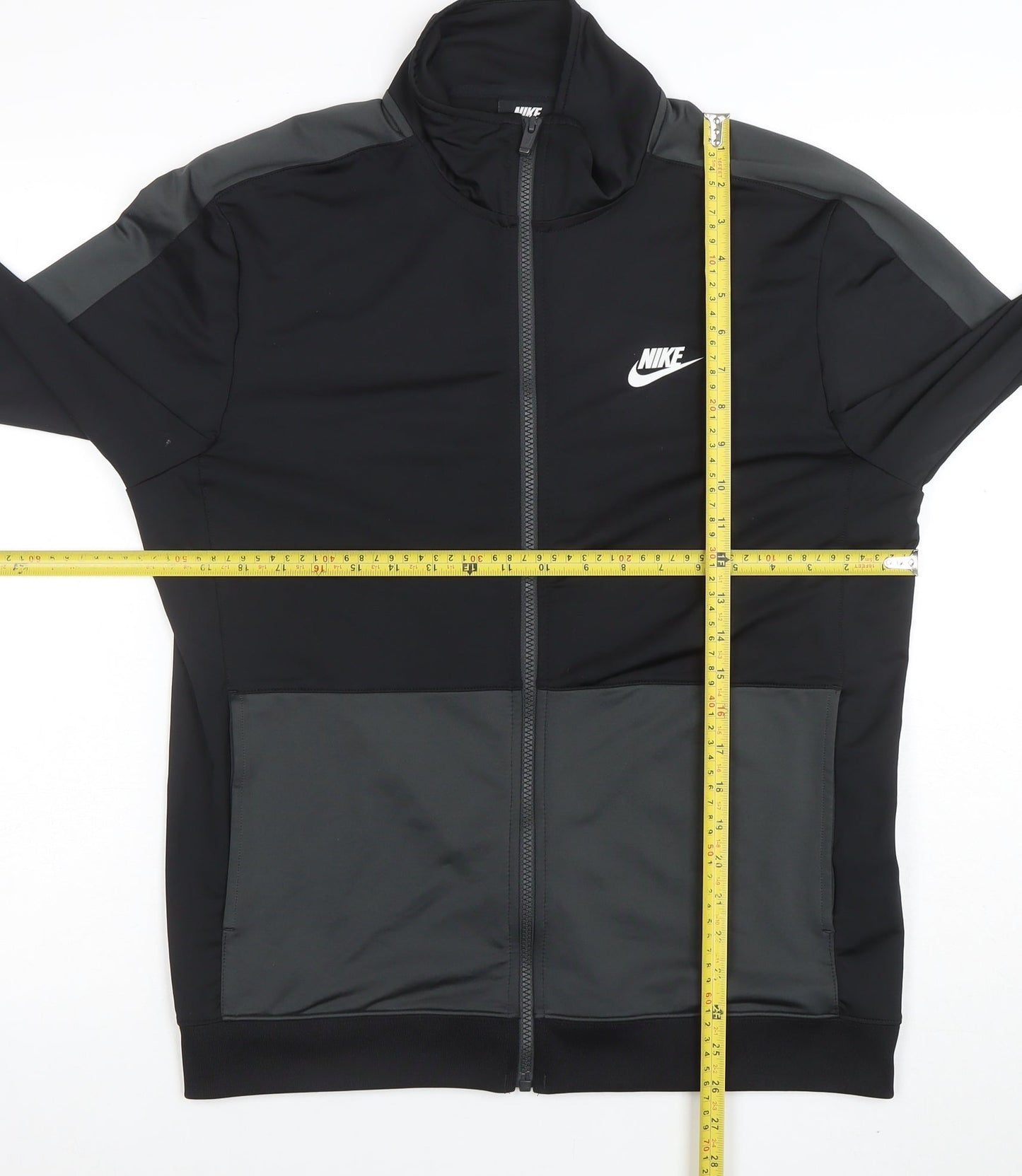 Nike Men's Black Full Zip Sweatshirt Jacket Size M