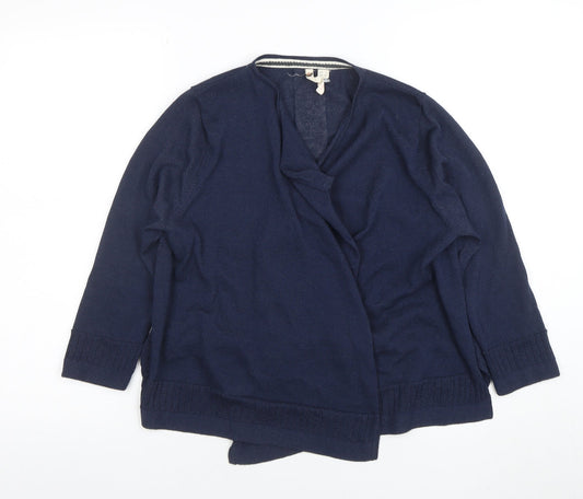 Butterfly by Matthew Williamson Women's Navy Cardigan UK 12 Wrap Style