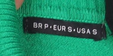 BR Women's Green Roll Neck Long Sleeve Pullover Jumper Size M