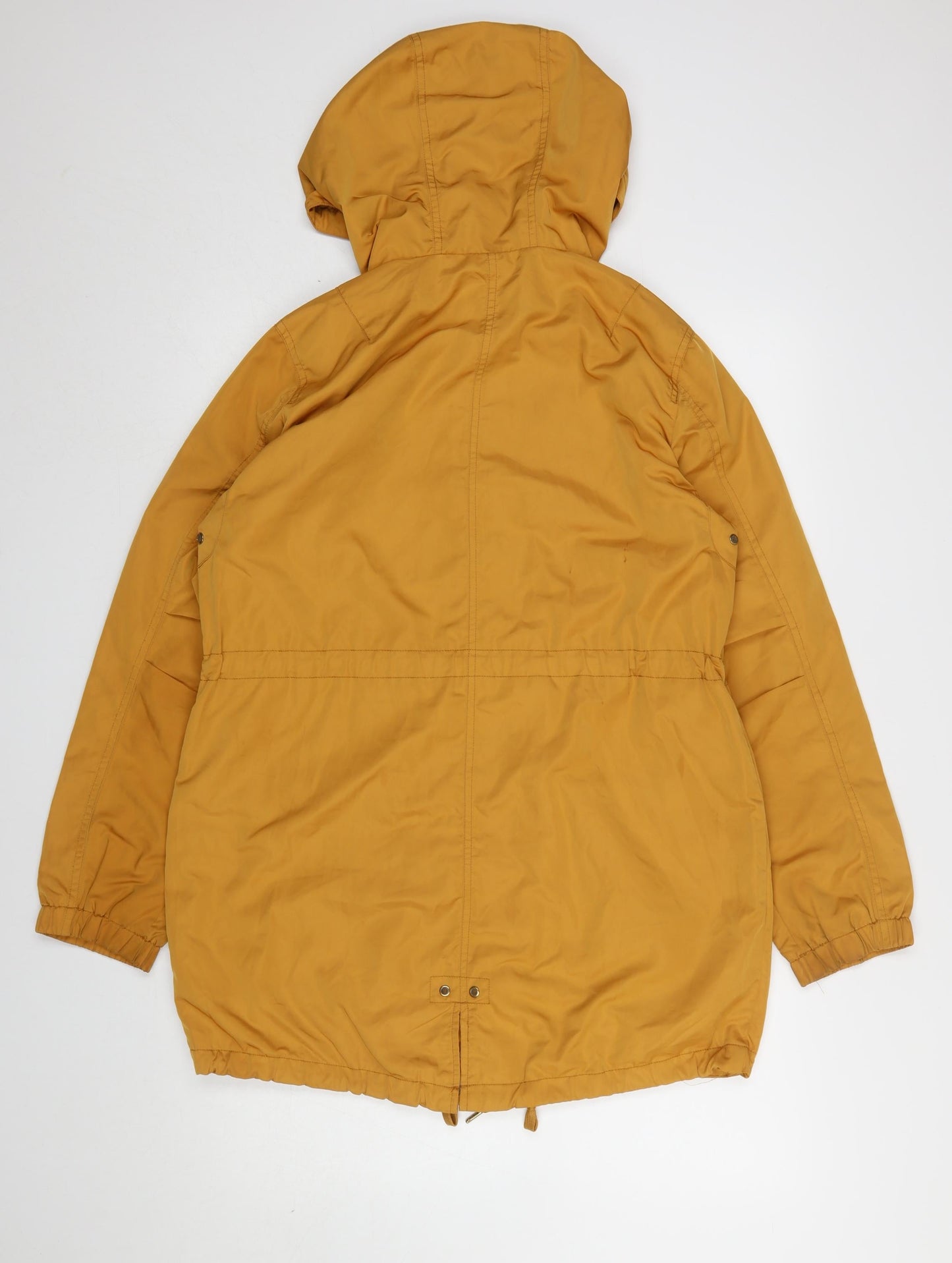 Forever 21 Women's Yellow Hooded Parka Jacket Size S