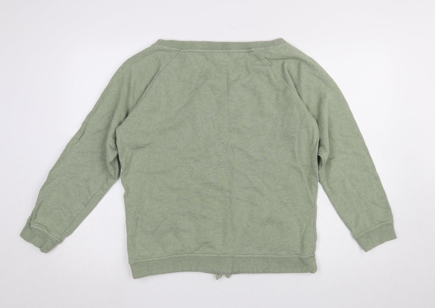 Saltrock Womens Green Size 12 Pullover Sweatshirt Cotton Crew Neck