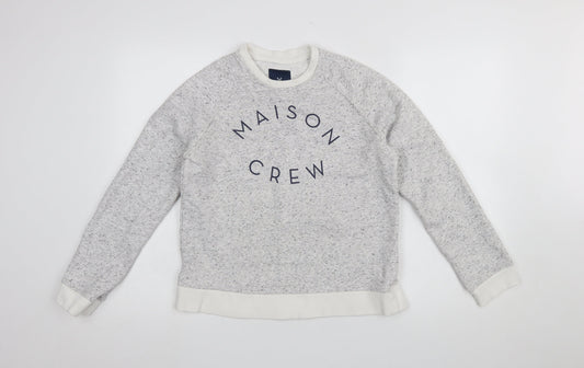 Crew Clothing Company Womens Grey Maison Crew Sweatshirt Size M