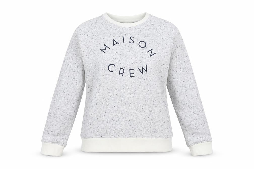 Crew Clothing Womens Grey Maison Crew Sweatshirt Size M