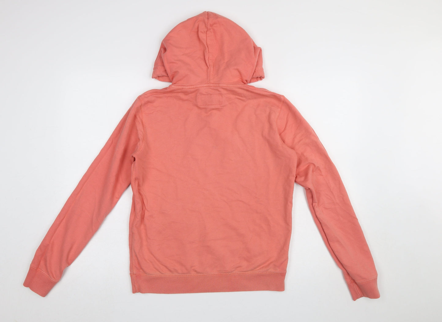 Jack Wills Women's Pink Pullover Hoodie UK 10 100% Cotton