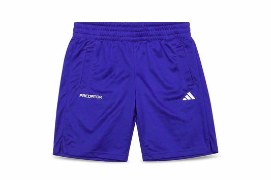 Adidas Boys Blue Predator Athletic Football Shorts 9-10 Years