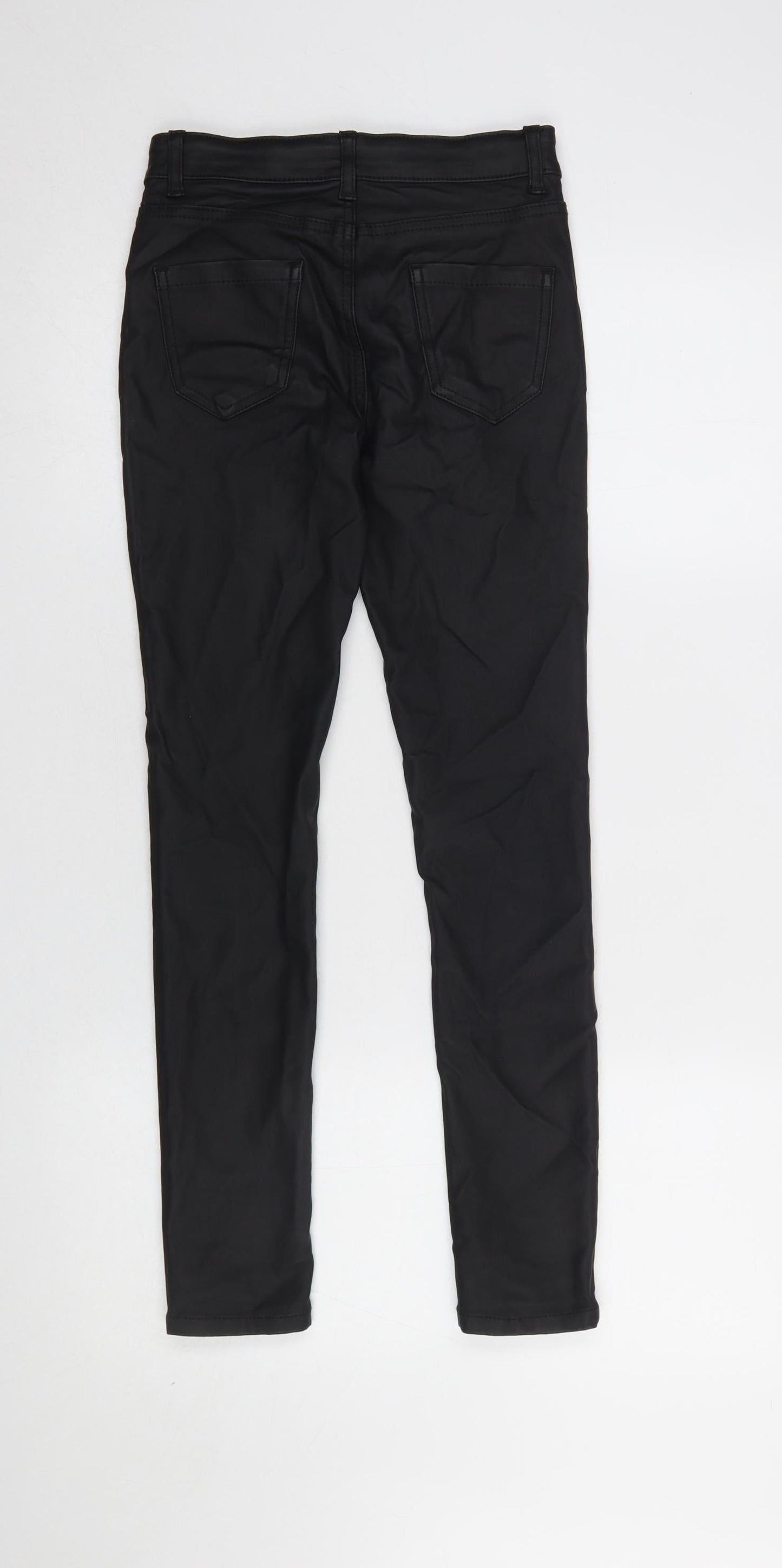 Denim Co. Girls Black Skinny Jeans 10-11 Years Stretch Viscose Blend