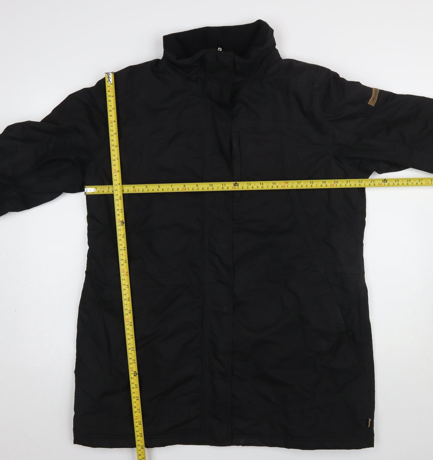 Regatta Women's Black Waterproof Long Parka Coat Size 16