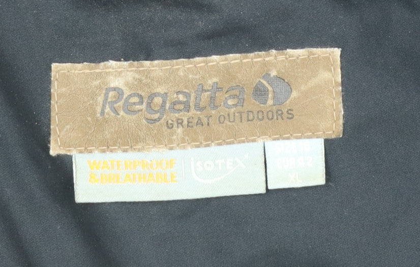 Regatta Women's Black Waterproof Long Parka Coat Size 16
