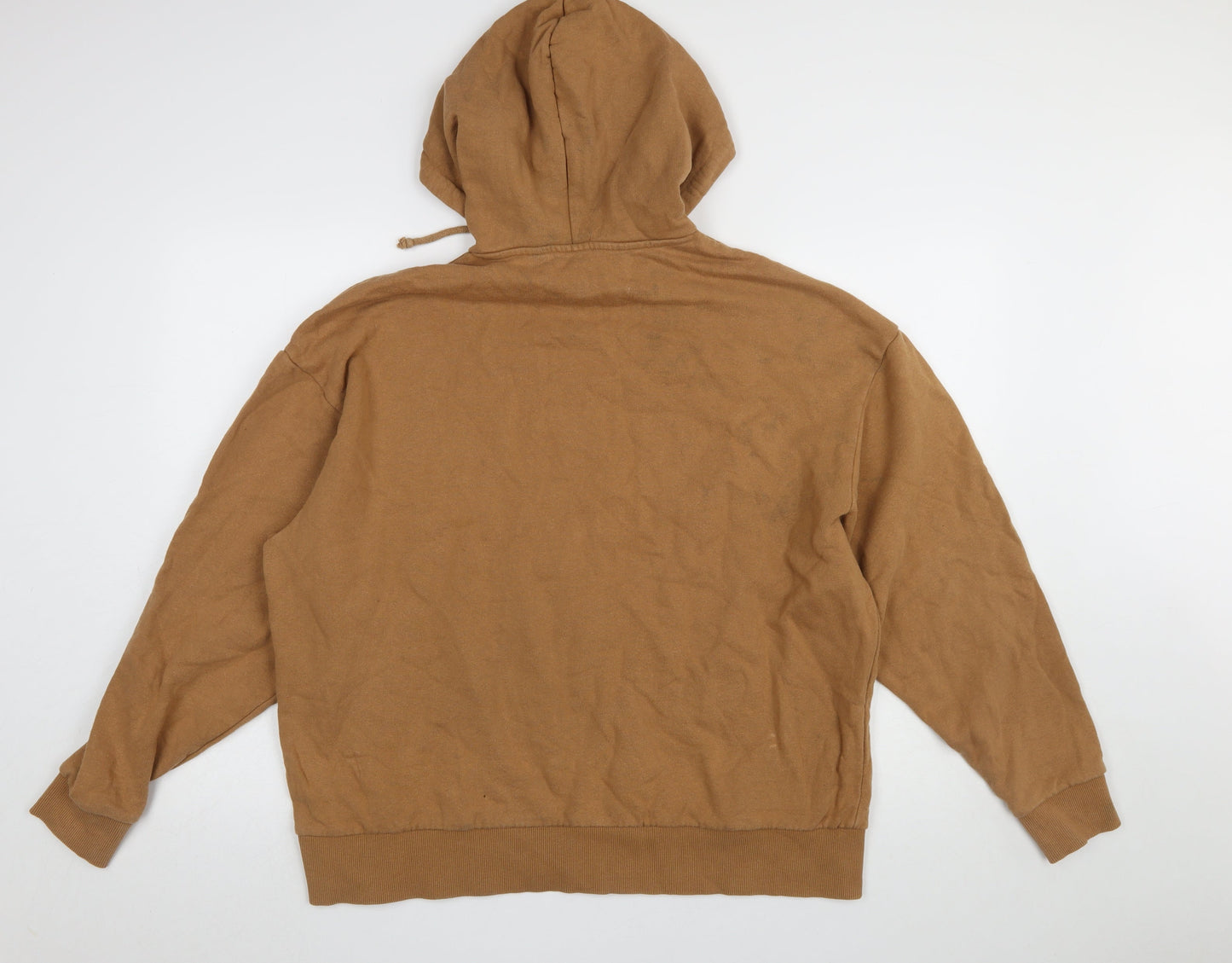 Collusion Women’s Brown Pullover Hoodie UK 8 Cotton Casual Sweatshirt