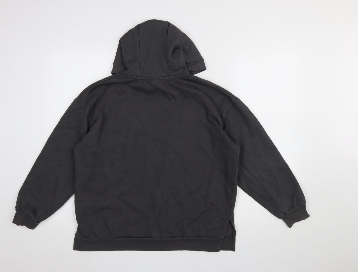Disney Primark Girls Black Stitch Pullover Hoodie 12-13 Years