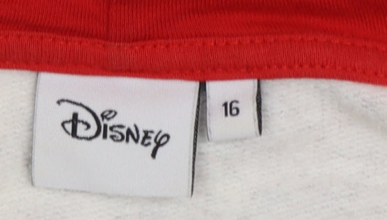Disney Atmosphere Women's Grey Full Zip Hoodie Size 16 Mickey Mouse 1928