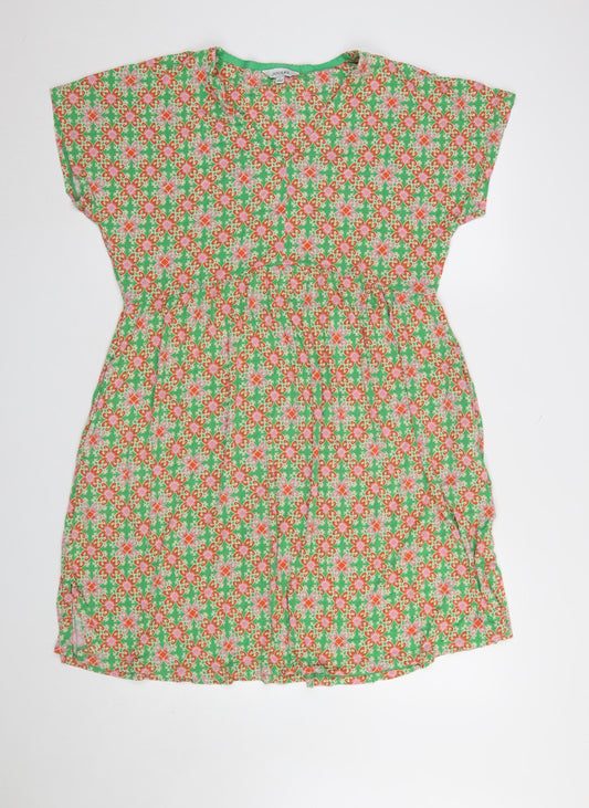 Joules Women’s Multicoloured Geometric Fit & Flare Dress L