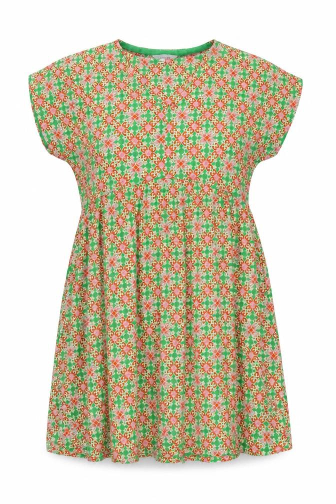 Joules Women’s Multicoloured Geometric Fit & Flare Dress L
