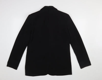 Quiz Women's Black UK 6 Slim Fit Single-Breasted Blazer
