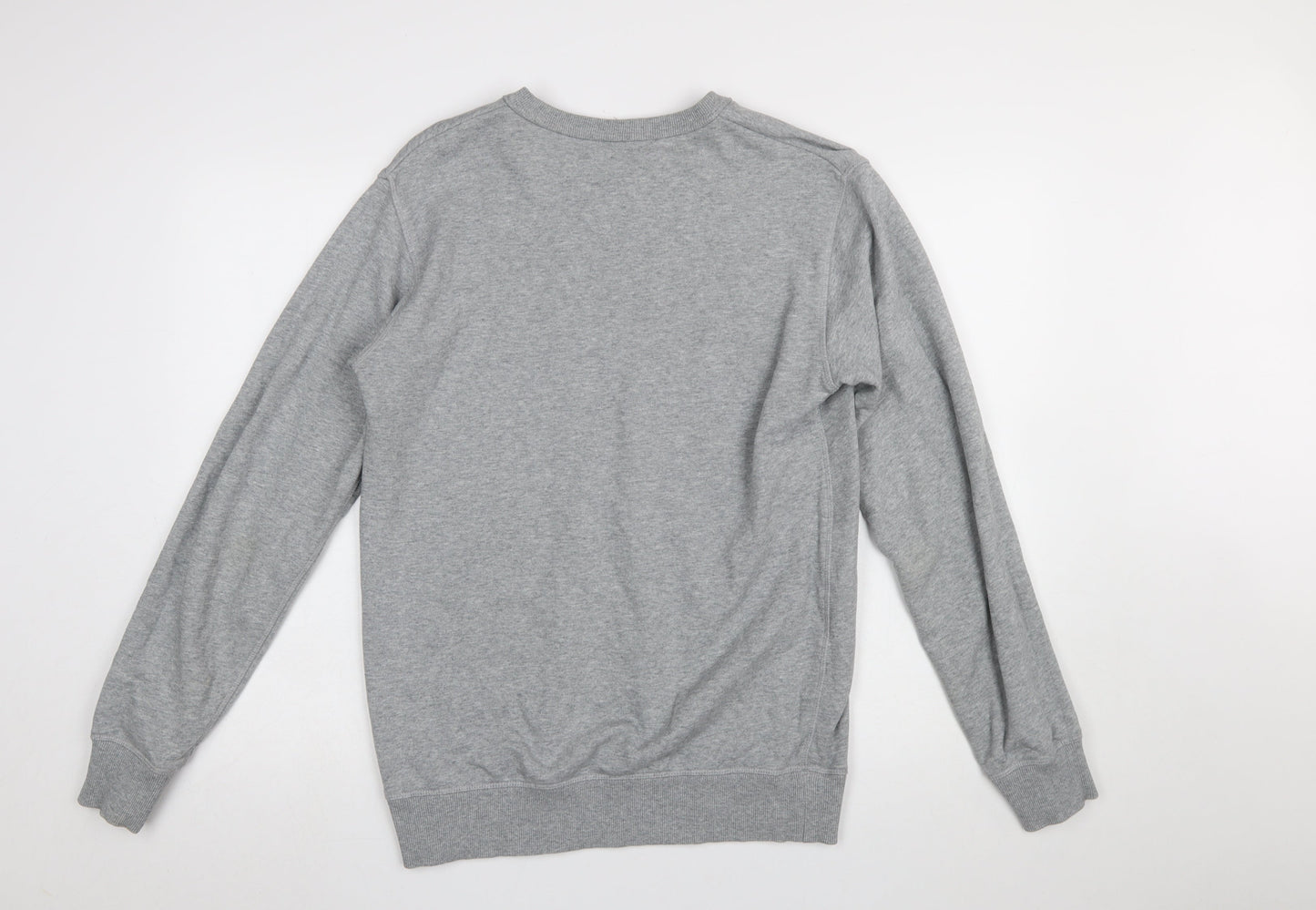 AS Colour Men's Grey Crew Neck Cotton Sweatshirt Medium