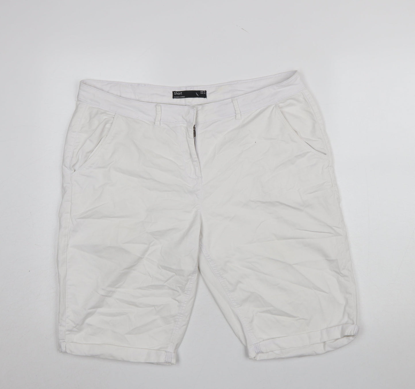 St. Bernard for Dunnes Stores Women's White Size 16 Bermuda Shorts