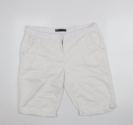 St. Bernard for Dunnes Stores Women's White Size 16 Bermuda Shorts