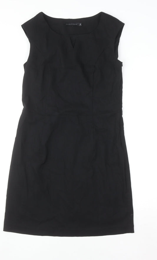 Seppälä Woman Black Sleeveless Sheath Dress Size 8 Workwear