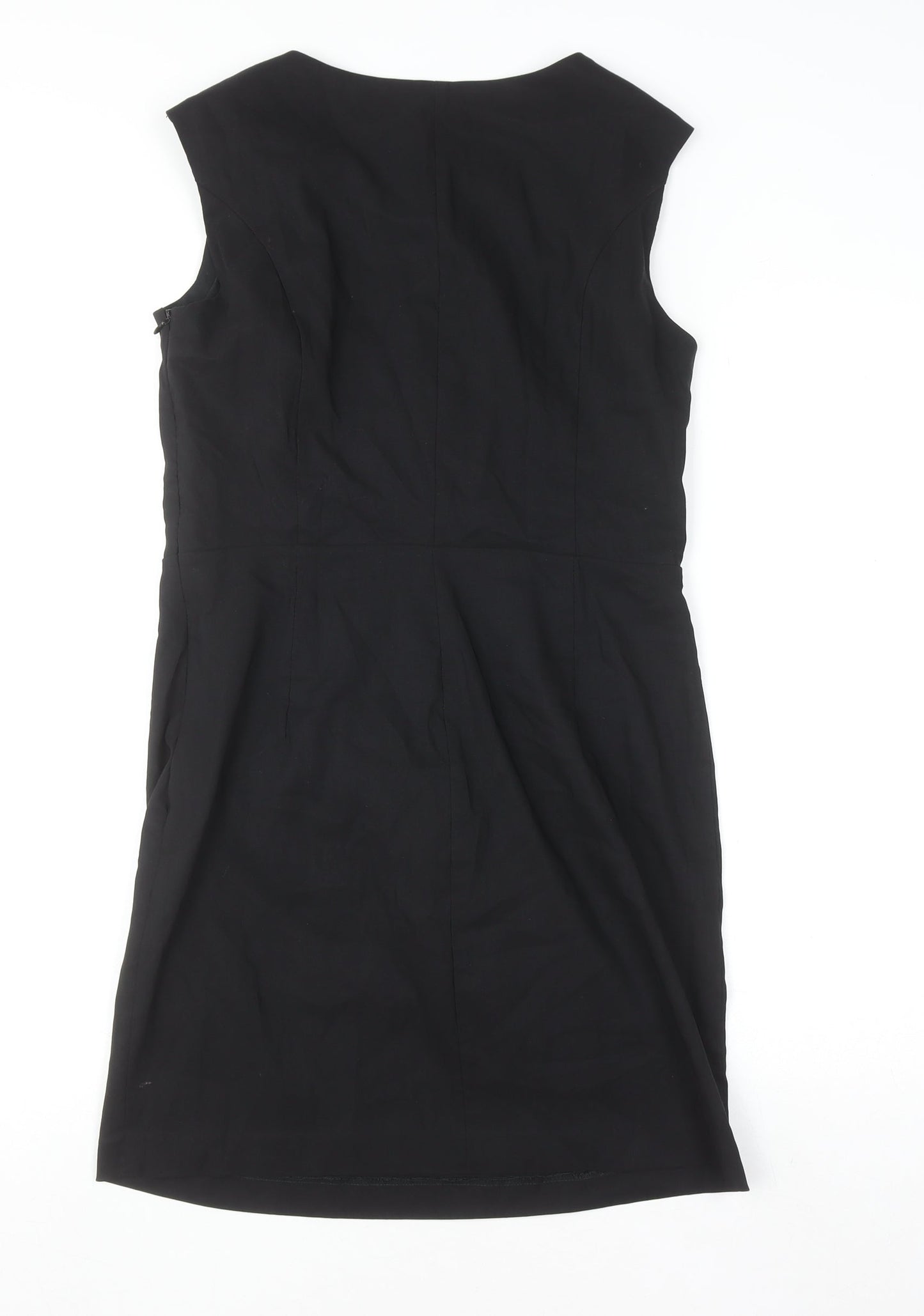 Seppälä Woman Black Sleeveless Sheath Dress Size 8 Workwear