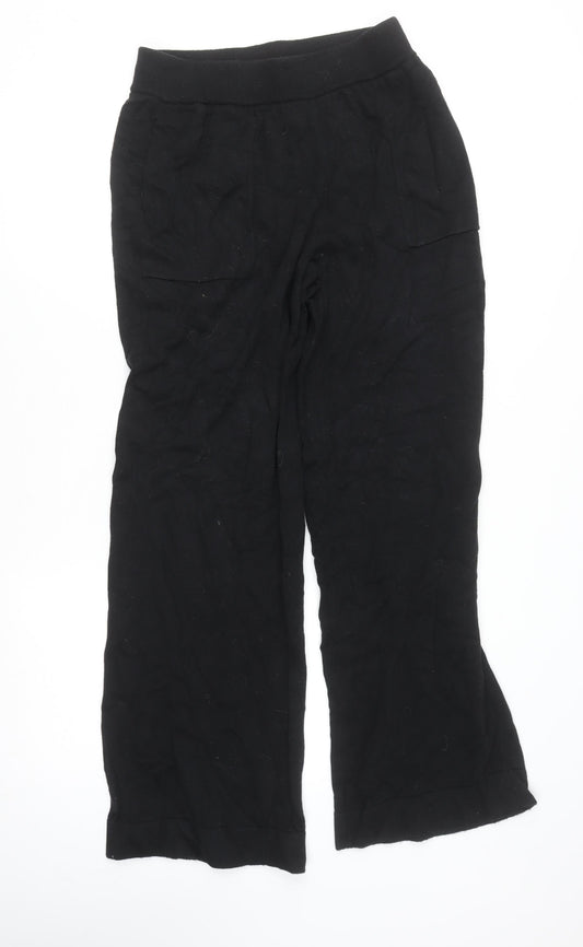Kate Spade Women’s Black Knit Sweatpants Size S Elastic Waist Comfort Trousers