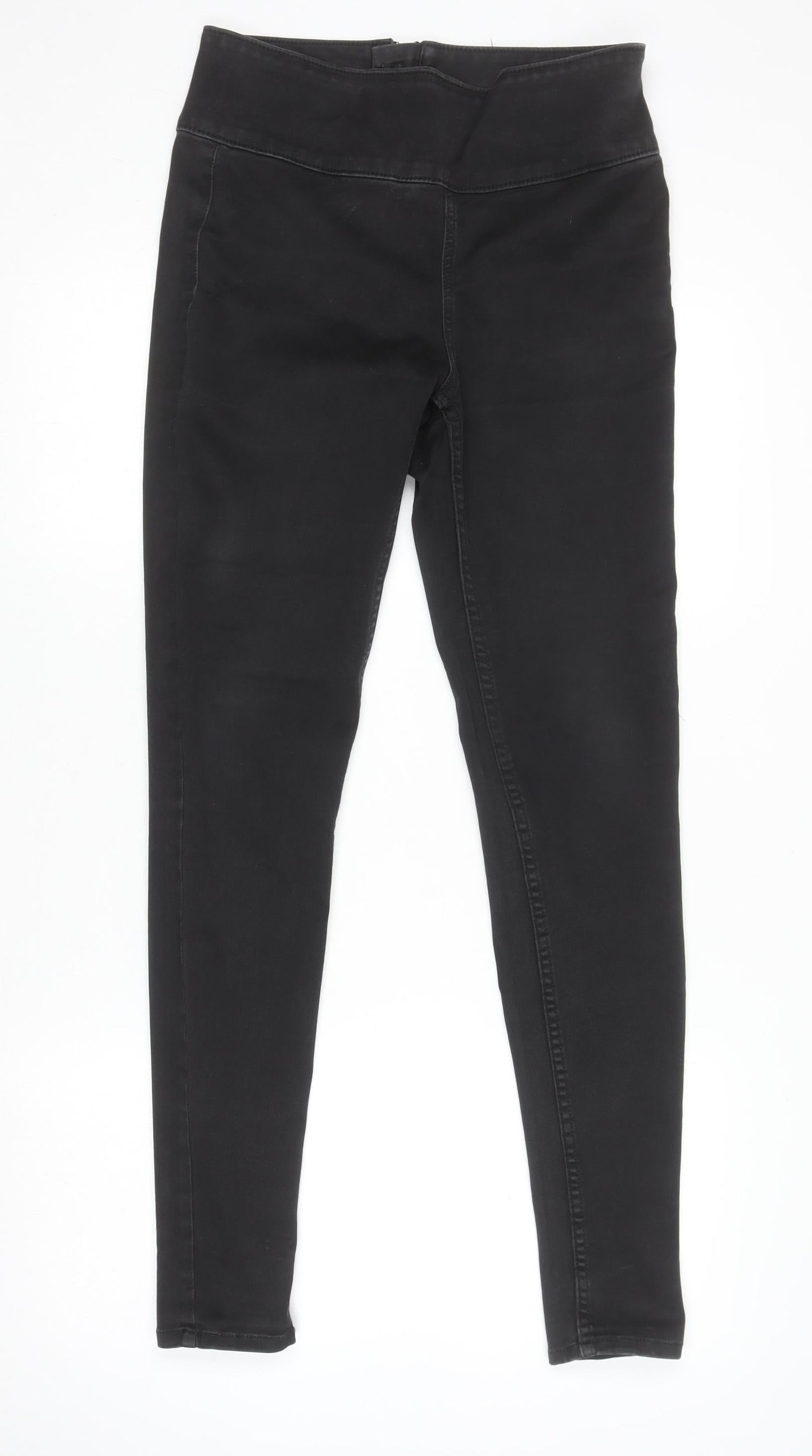 Pieces Womens Black Skinny High Rise Stretch Jeans Size M