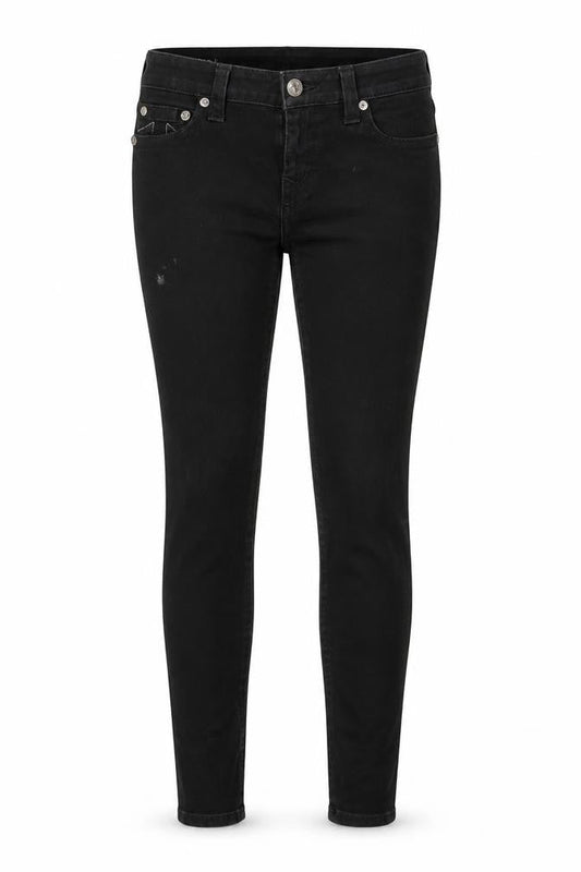 True Religion Womens Black Skinny Jeans Size 10 Slim Fit Stretch Denim