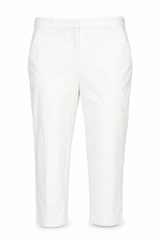 Dunnes Women’s White Chino Stretch Trousers Size 12