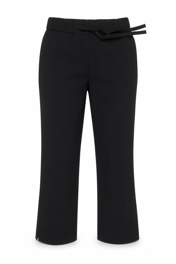 Women's Black Tailored Polyester Work Trousers Size 12