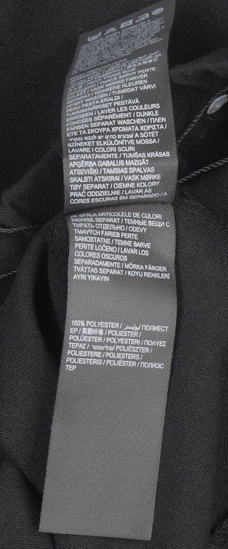 Women's Black Tailored Polyester Work Trousers Size 12