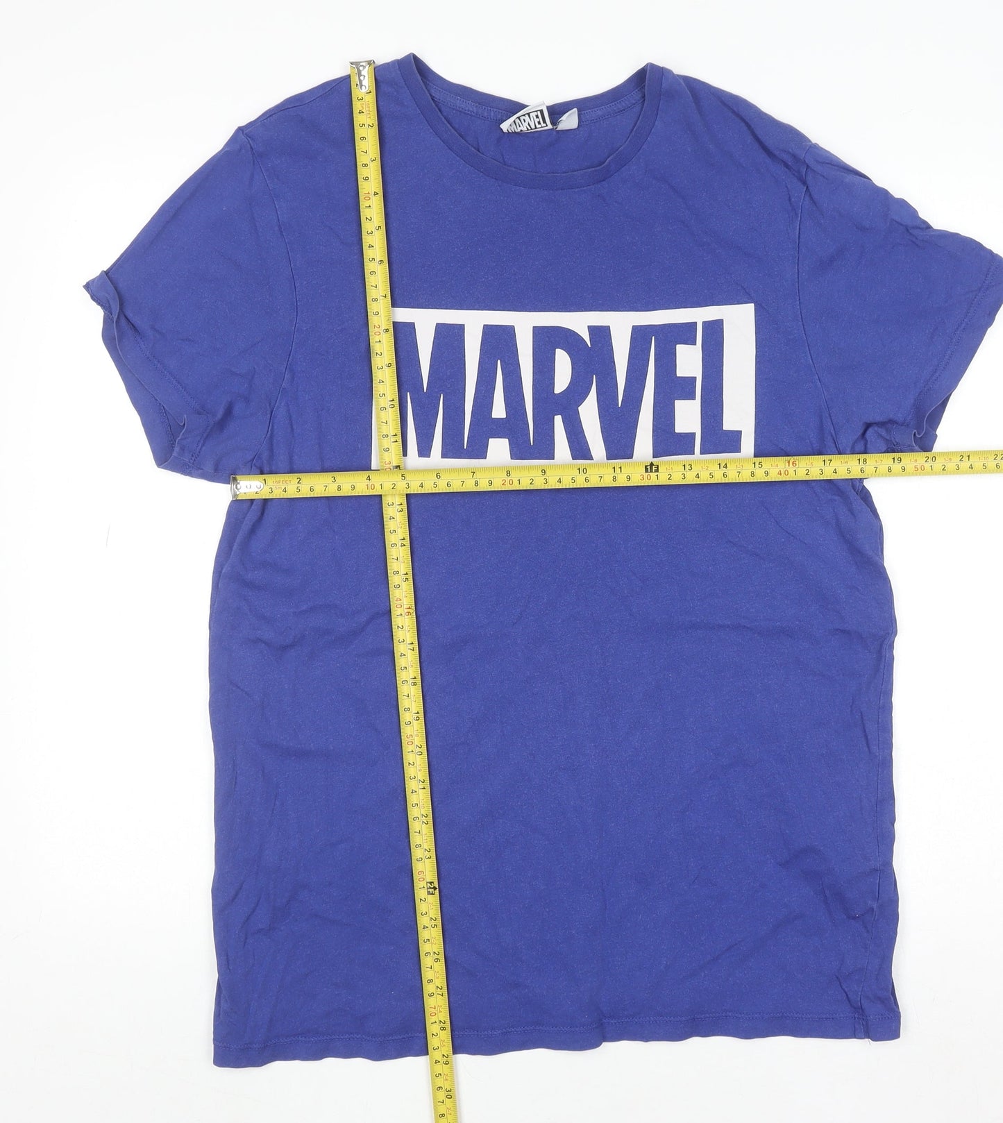 Marvel Avengers Endgame Blue Men's L Graphic Cotton T-Shirt