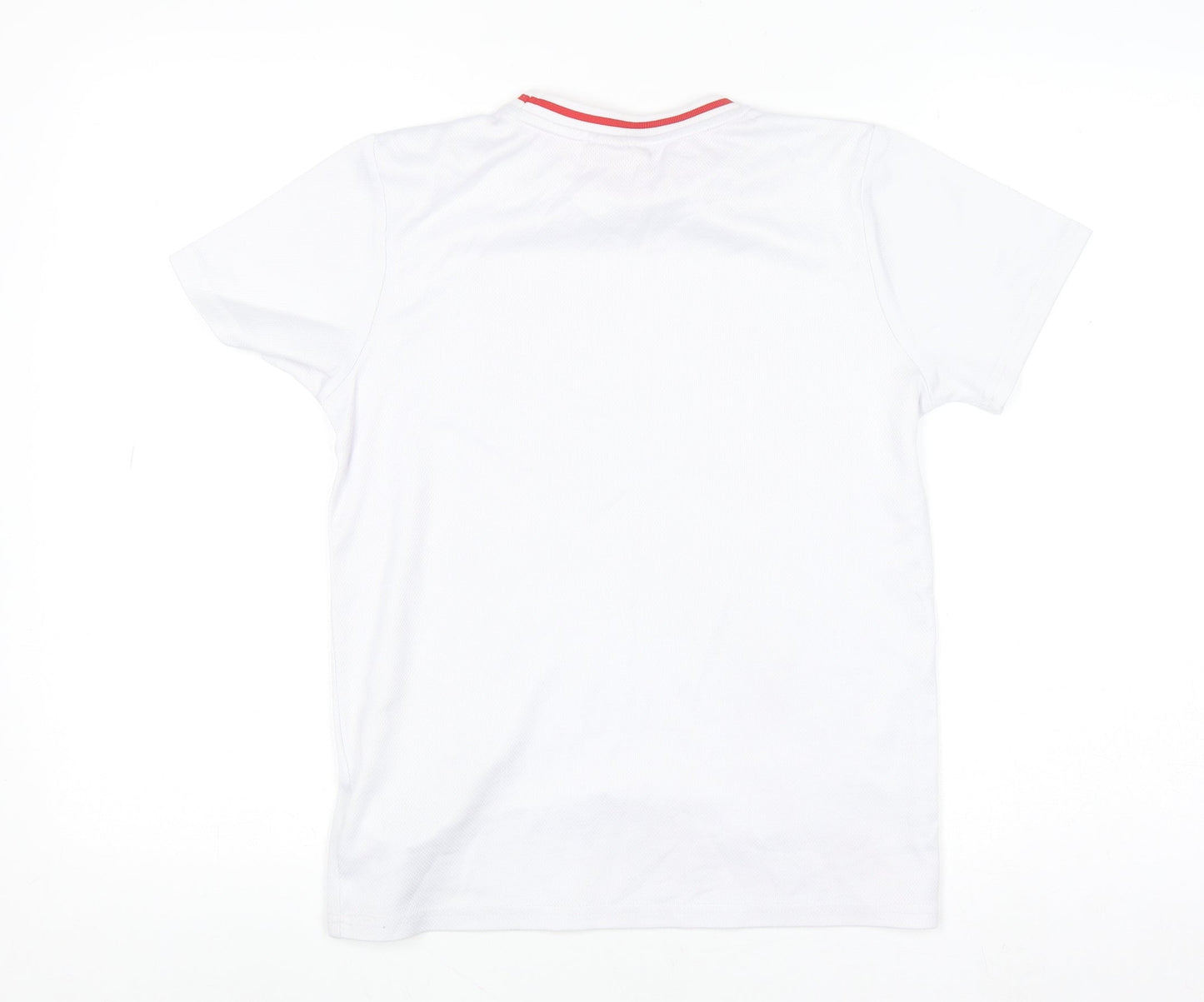 L.F.C. Boys White 10-11 Years Short Sleeve Polyester Football T-Shirt
