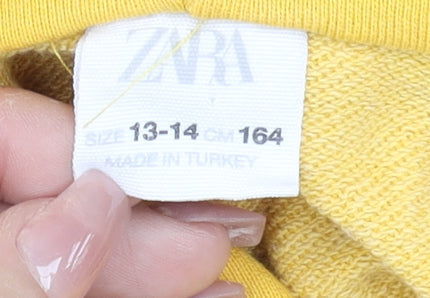 Zara Boys Yellow Arizona Roadtrip Pullover Hoodie Size 13-14 Years