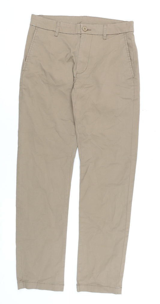 St. Bernard for Dunnes Stores Men's Beige Slim Fit Chino Trousers 30W 30L
