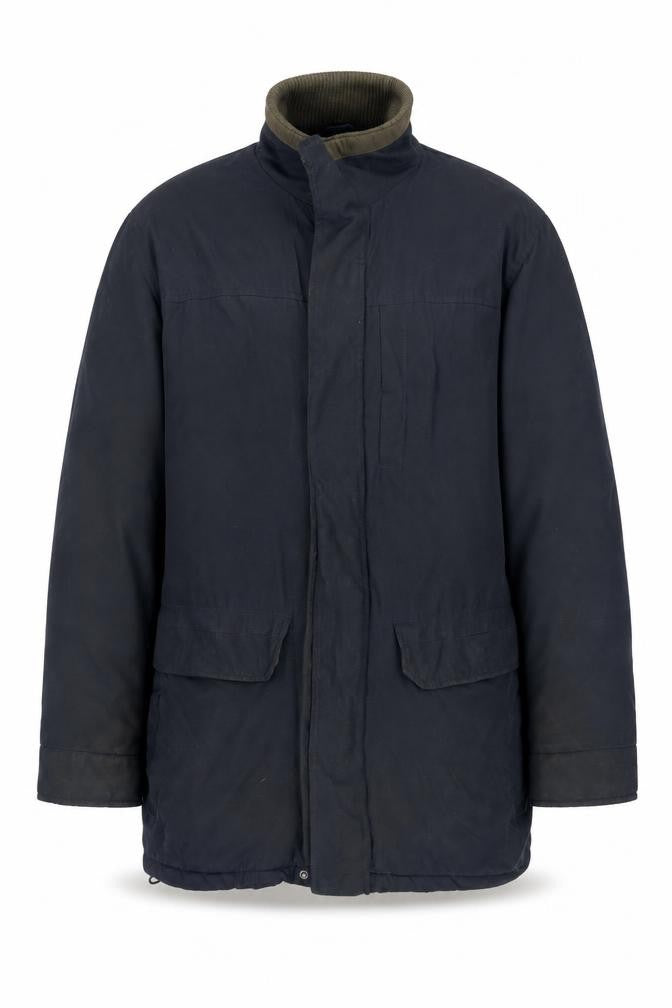 Thomas Nash Men's Black Parka Coat M Lined Mid-Length Casual Jacket