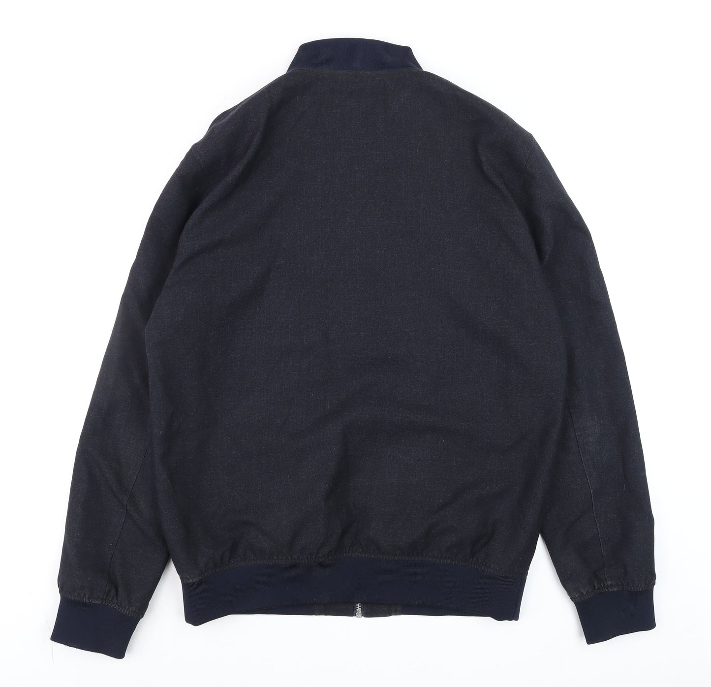 Burton Menswear London Men's Blue Bomber Jacket M Regular Fit