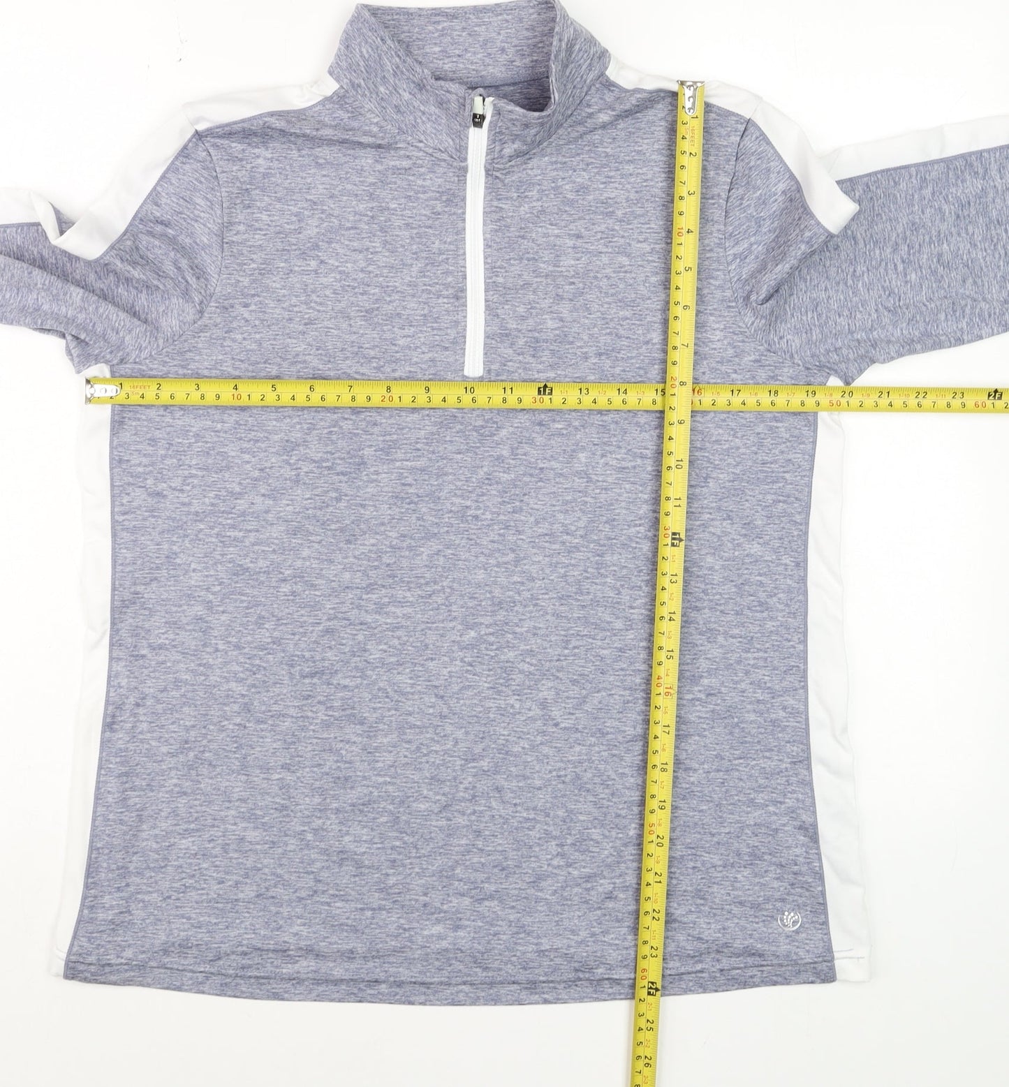 Dunnes Stores Womens Grey Half Zip Track Jacket Size M