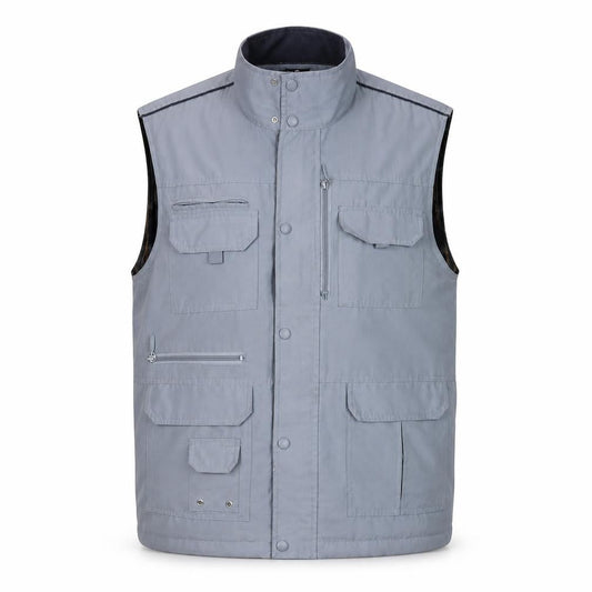 Pegasus Mens Grey Polyester Bodywarmer Waistcoat M Outdoor Casual