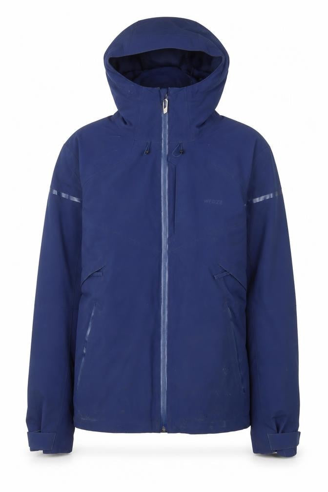 Wedze Mens Blue XS Waterproof Ski Jacket Hooded Softshell