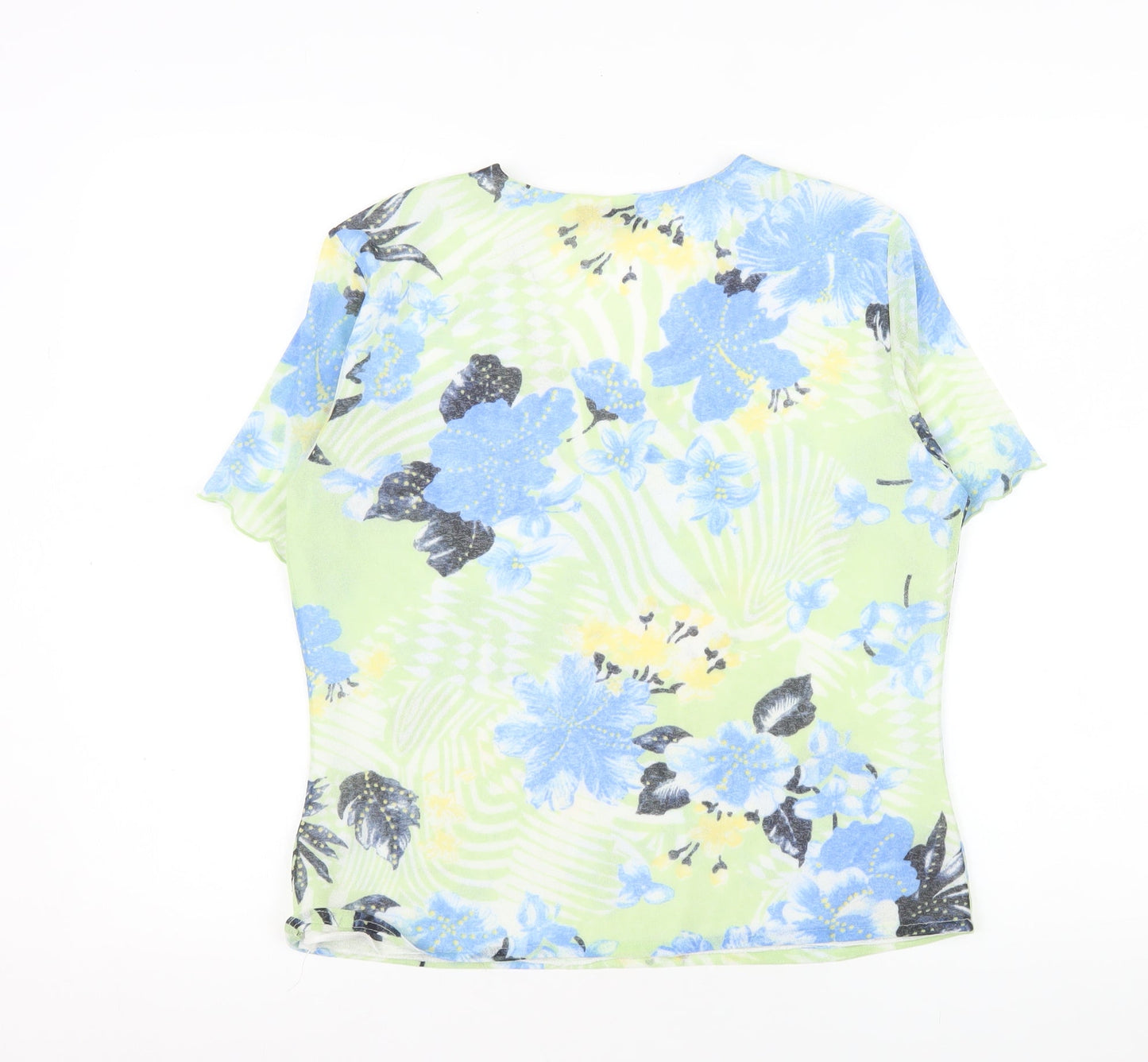 Gerry Weber Womens Multicoloured Floral V-Neck Tunic Blouse Size 14