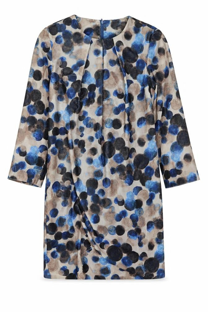 Alba Conde Women Multicoloured Size 12 Sheath Knee Length Dress