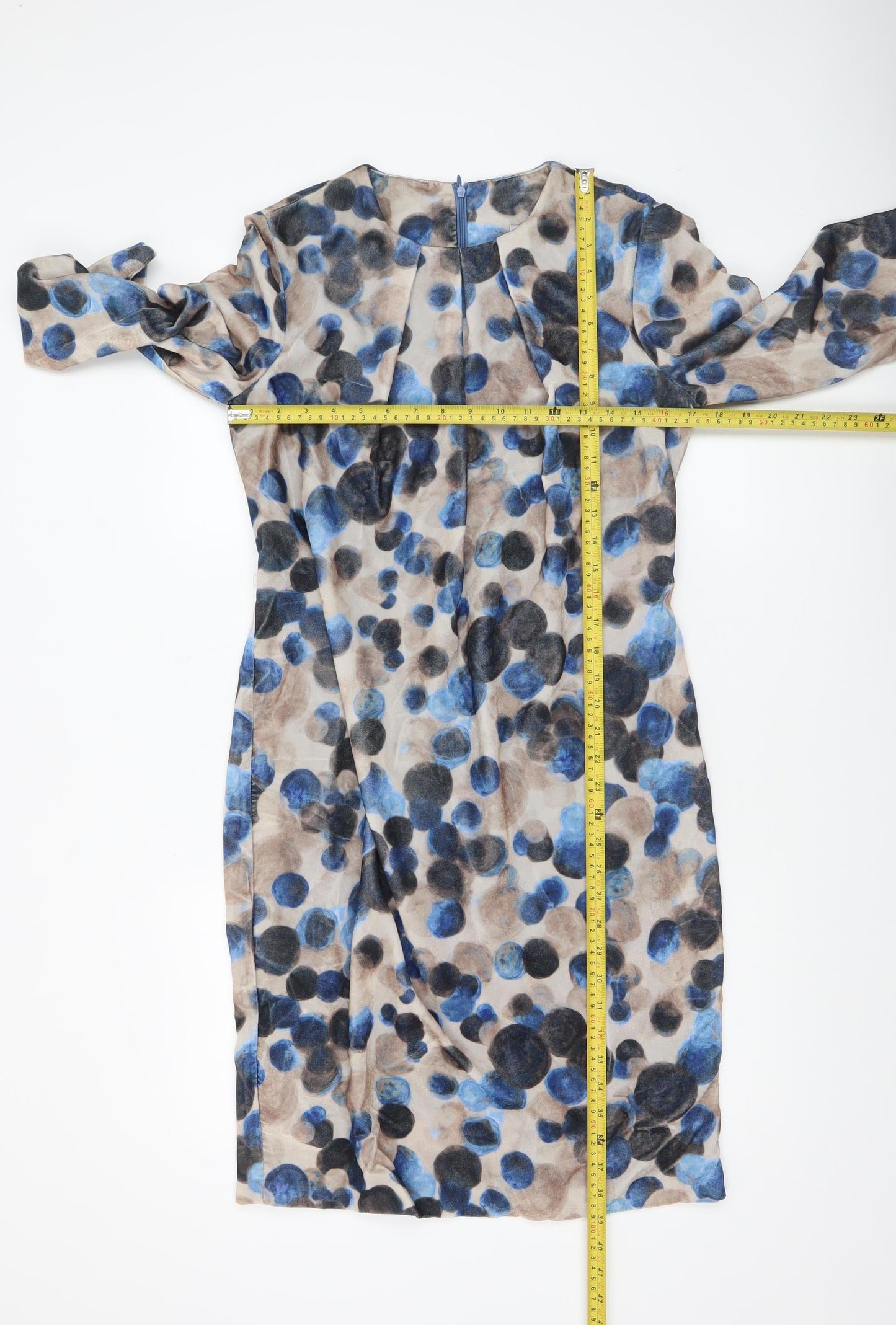 Alba Conde Women Multicoloured Size 12 Sheath Knee Length Dress
