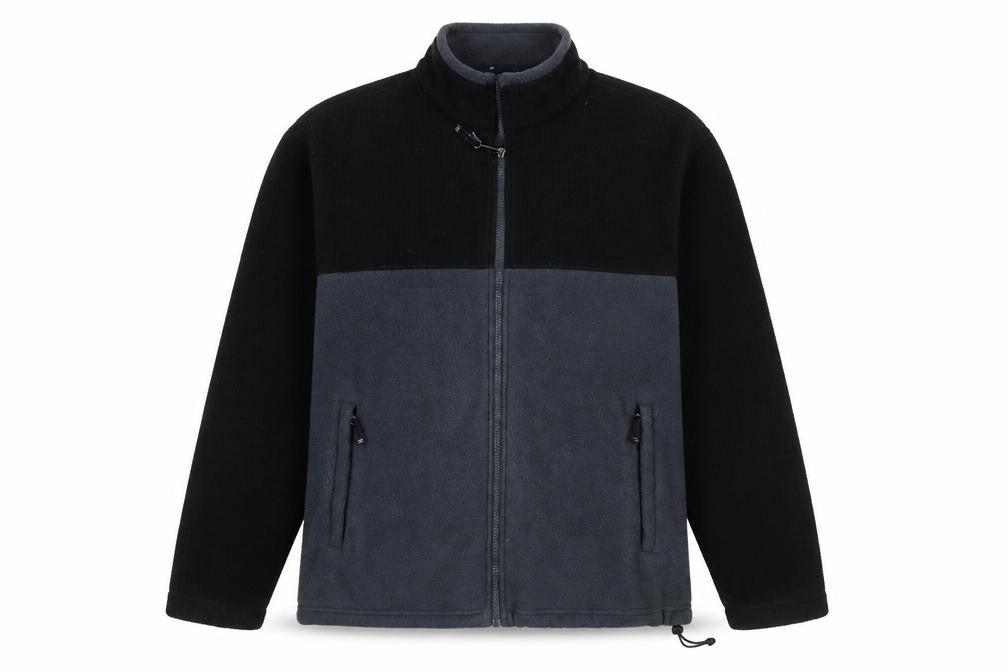Marks & Spencer Men's Black Mix Fleece Full Zip Jacket L