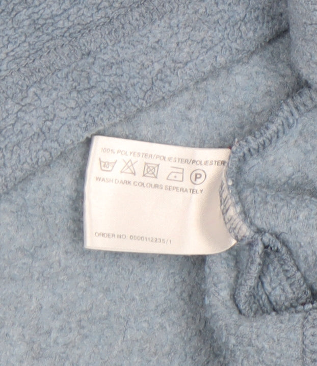 Nouveau Edition Active Men's Blue Fleece 1/4 Zip Pullover Sweatshirt S