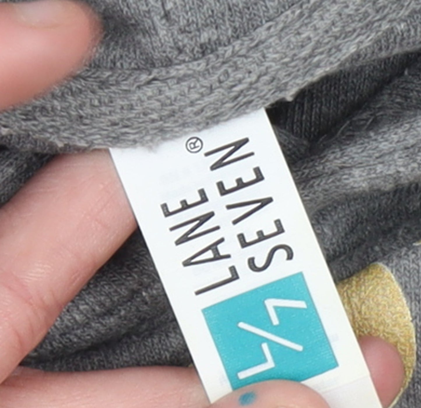 Lane Seven Men's Grey Graphic Pullover Hoodie Size S Outdoor Fleece