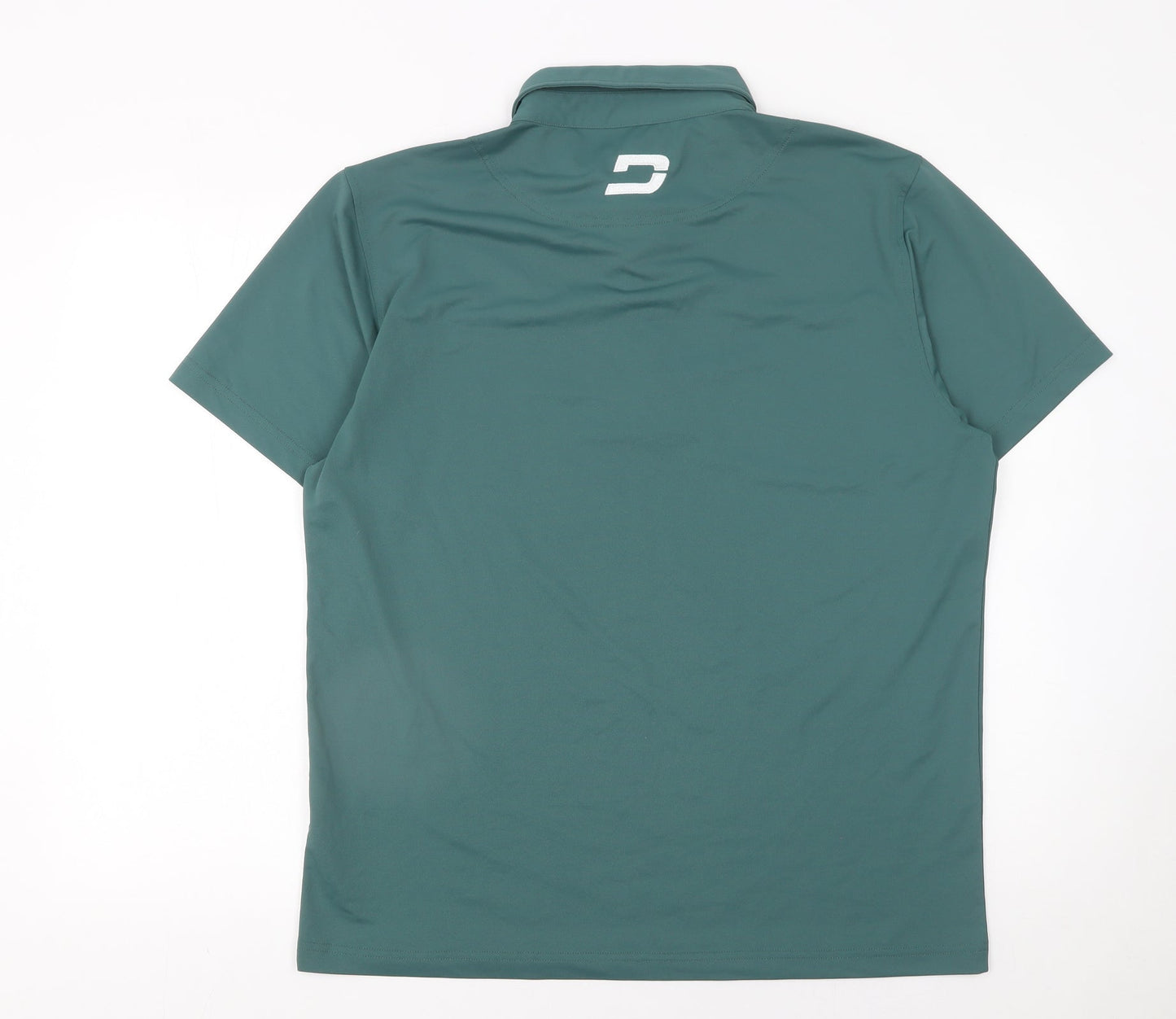 Druids Men’s Green Polo Shirt L Golf Sports Moisture Wicking