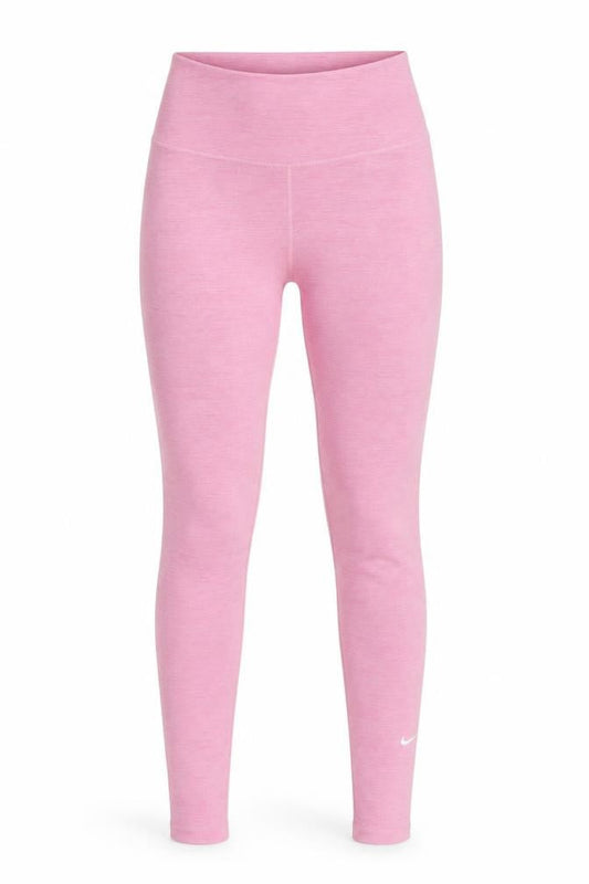 Nike Womens Pink Dri-FIT Slim Leggings S Active Gymwear Trousers