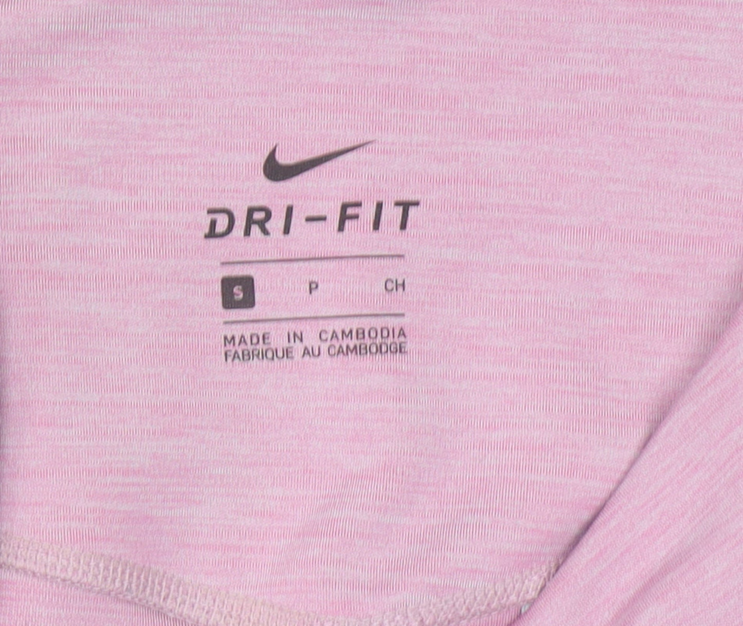 Nike Womens Pink Dri-FIT Slim Leggings S Active Gymwear Trousers